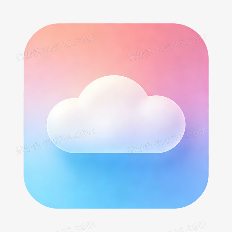 天气UI图标云朵ai免抠元素