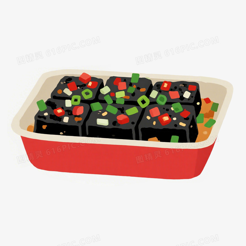 长沙臭豆腐地方美食免抠元素