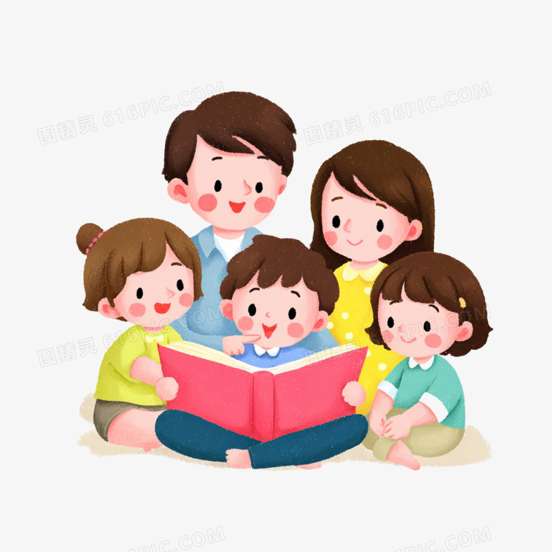 卡通手绘党政党史学习免抠元素