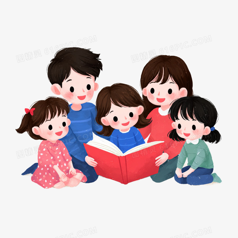 卡通手绘党政党史学习免抠元素