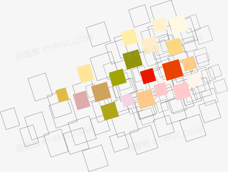方块装饰图片