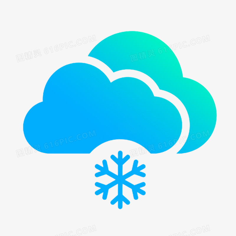 卡通手绘天气图标免抠元素