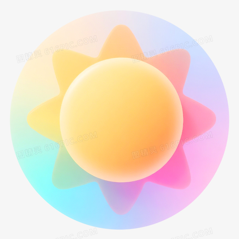 卡通手绘天气图标免抠元素