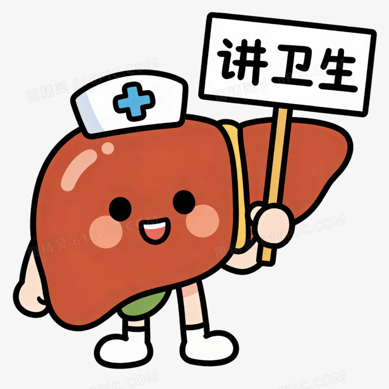 全国爱肝日表情包免抠元素