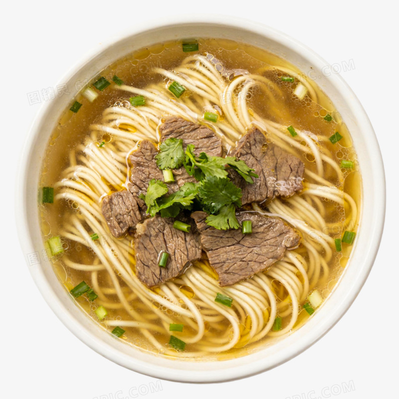 摄影风格兰州牛肉拉面特色美食免抠元素