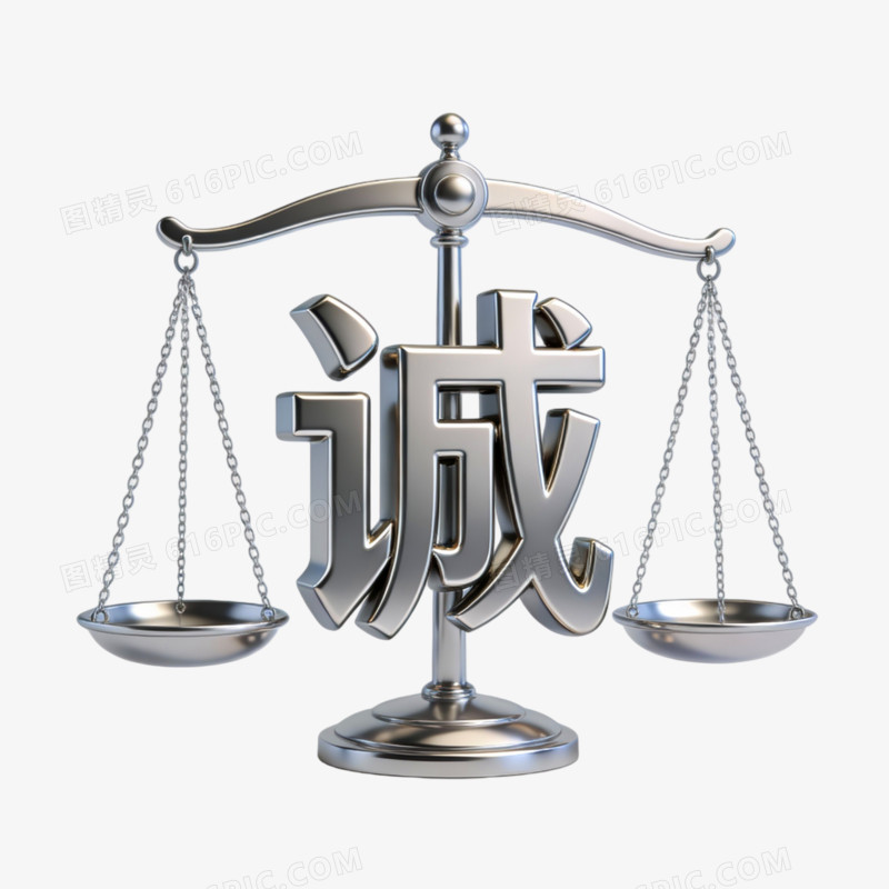 诚创意艺术字素免抠元素