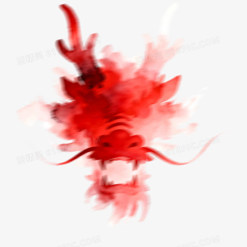 水墨手绘二月二龙抬头免抠元素