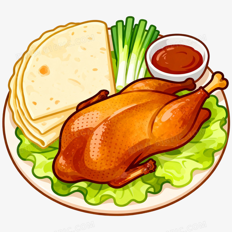 手绘插画免抠元素