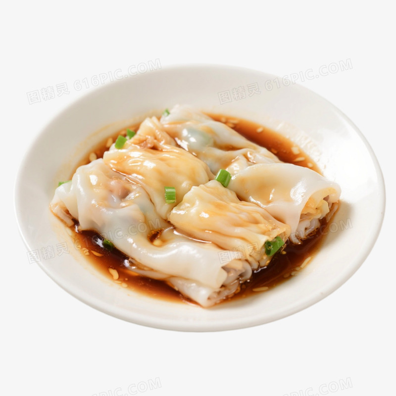 摄影风格广东肠粉免抠元素