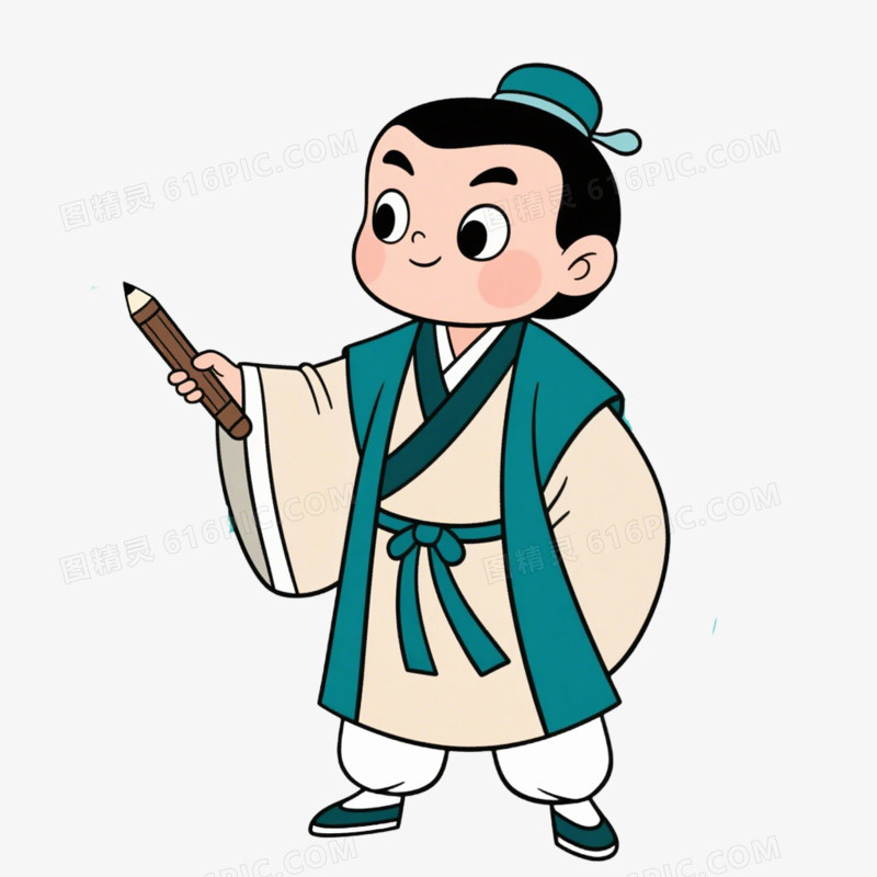 童话故事神笔马良免抠元素