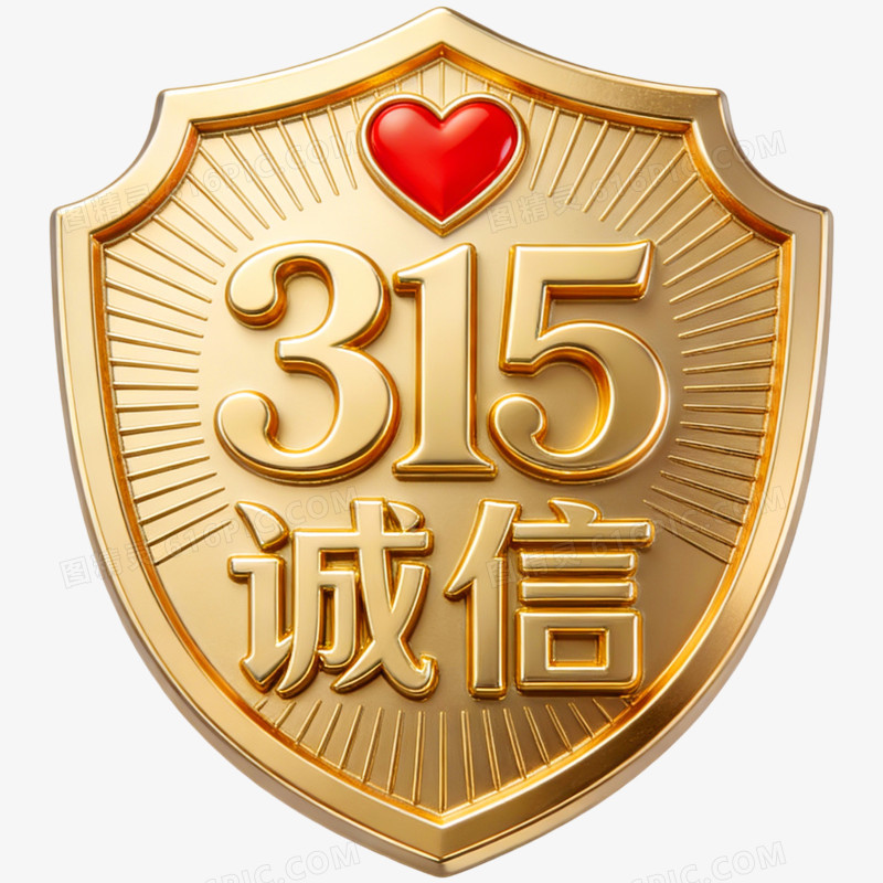 手绘插画消费者权益日免抠元素