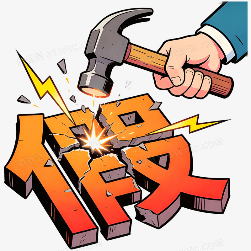 手绘插画消费者权益日免抠元素