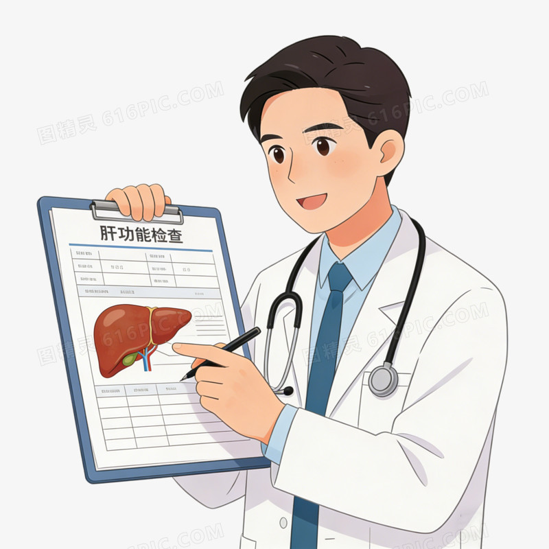 肝功能检查ai免抠元素
