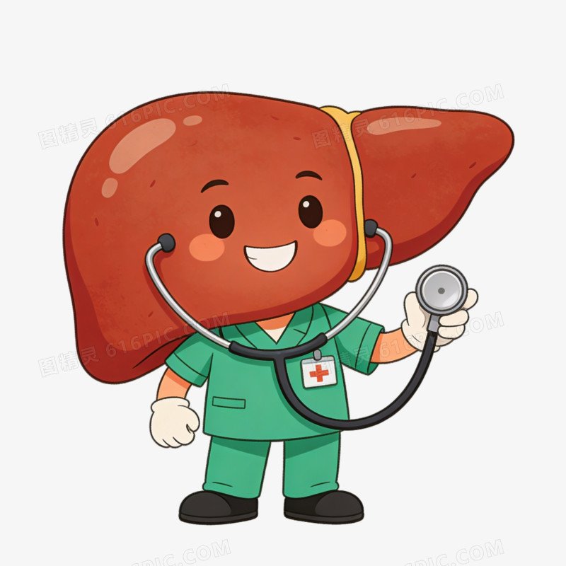 护肝检查肝脏ai免抠元素