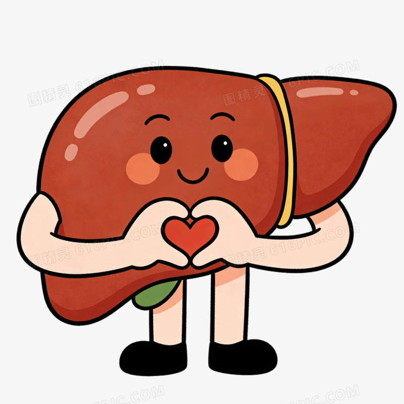 护肝爱心ai免抠元素