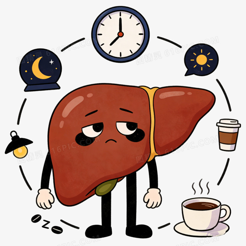 不良嗜好伤肝ai免抠元素