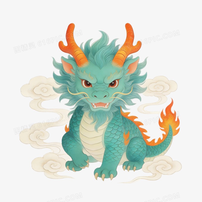 麒麟威武霸气插图ai免抠元素