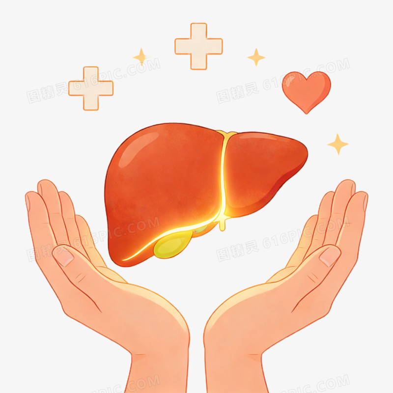 护肝行动爱护ai免抠元素
