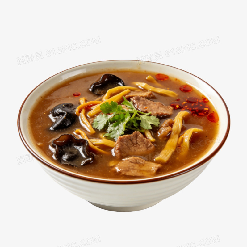 美食河南胡辣汤照片ai免抠元素