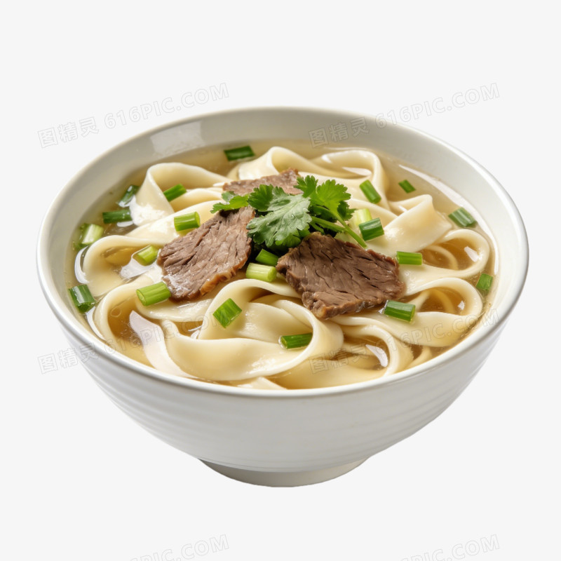 实拍山西刀削面汤面ai免抠元素