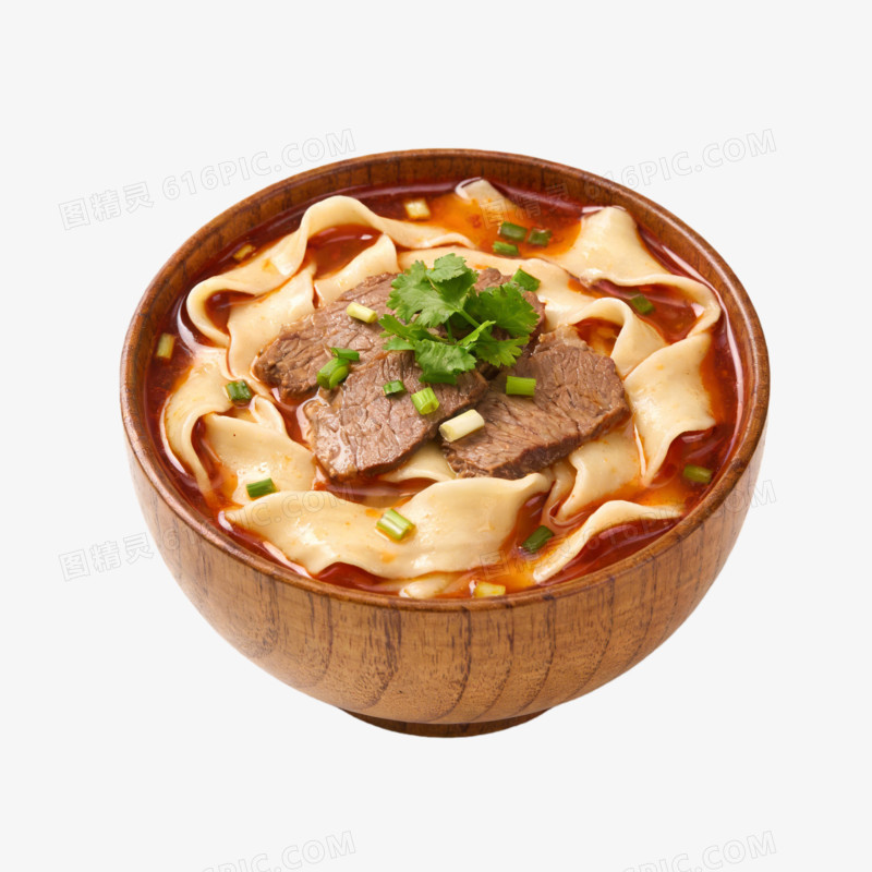 餐厅里面一碗山西刀削面ai免抠元素