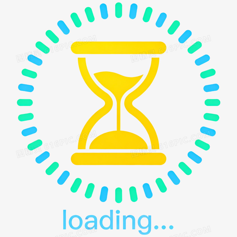 手绘插画进度条免抠元素