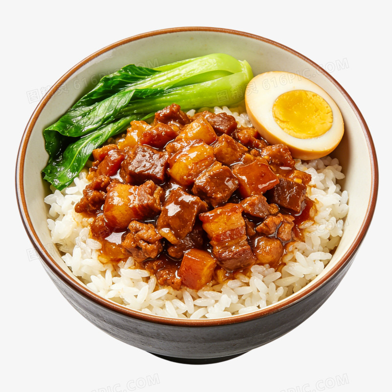 台湾卤肉饭特色美食免抠元素