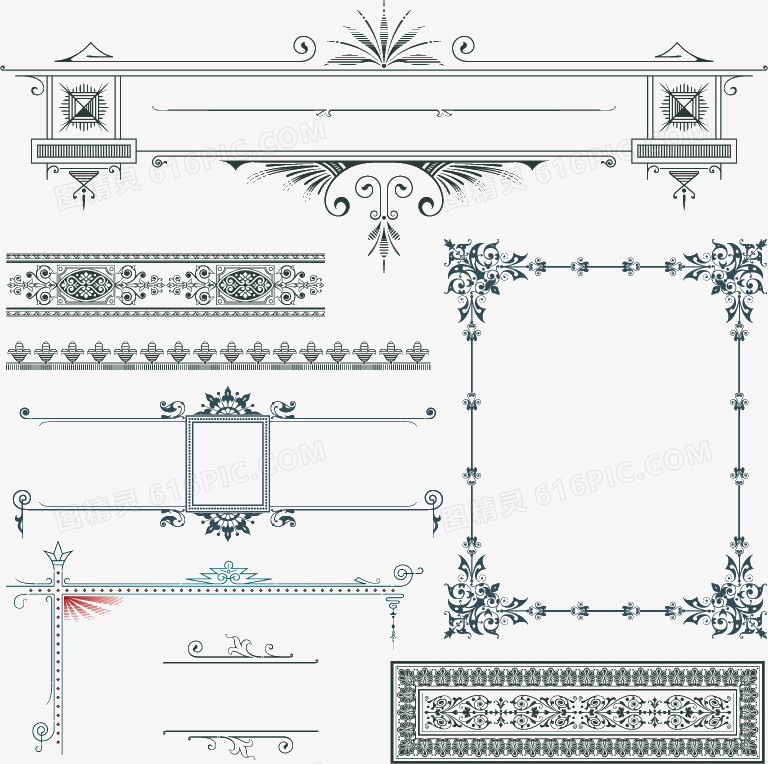 各类边框装饰
