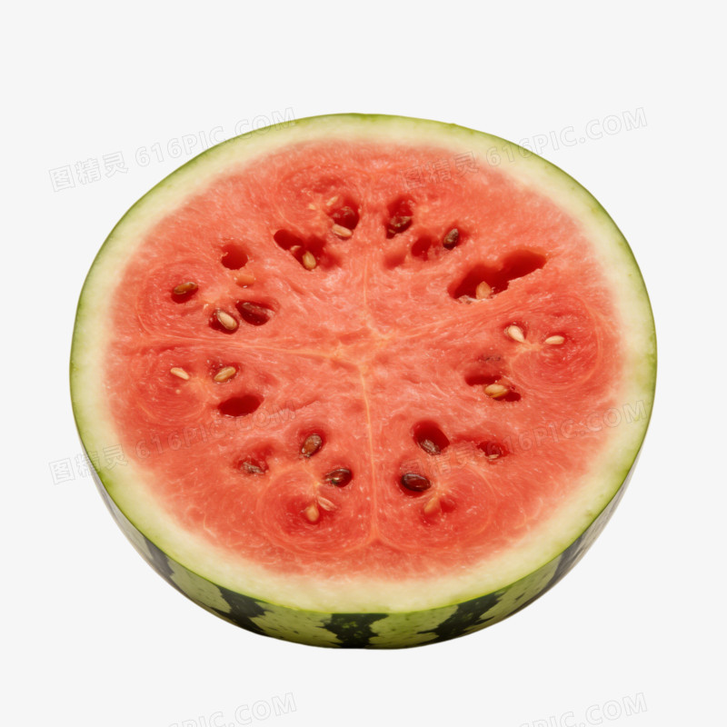 去籽的半个水果切片ai免抠元素