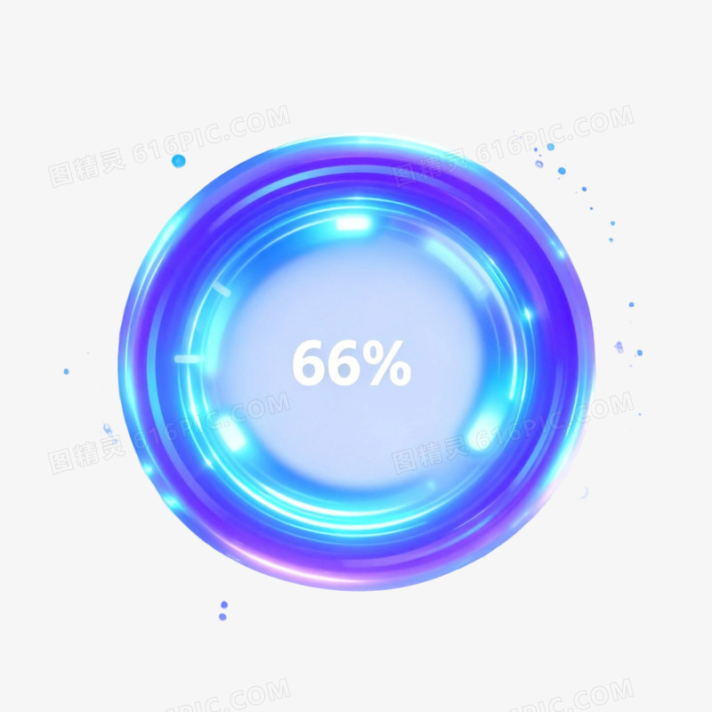 进度表蓝色科技进度ai免抠元素