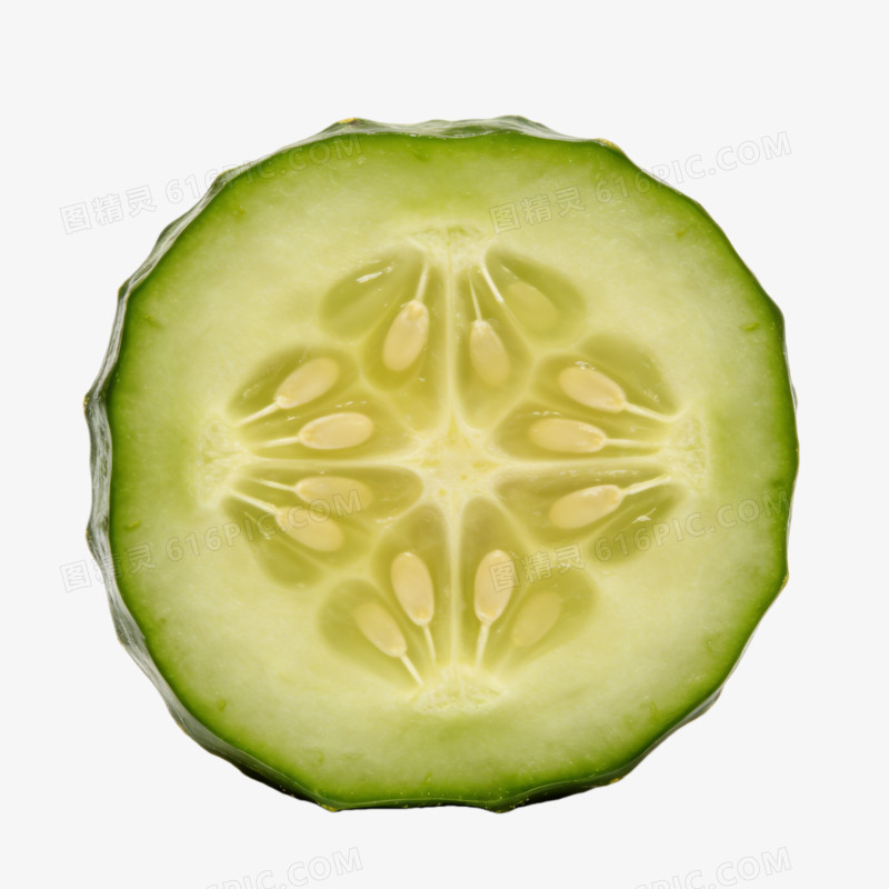 黄瓜水果切片ai免抠元素