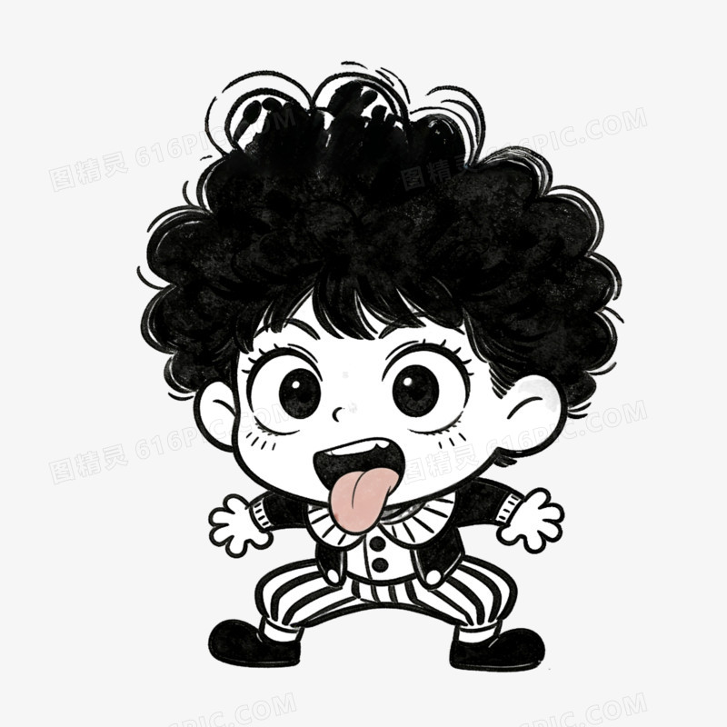 愚人节小男孩ai免抠元素