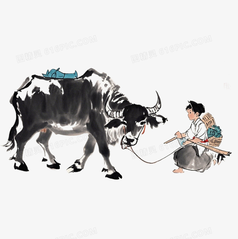 中国风古典古诗词配图免抠元素