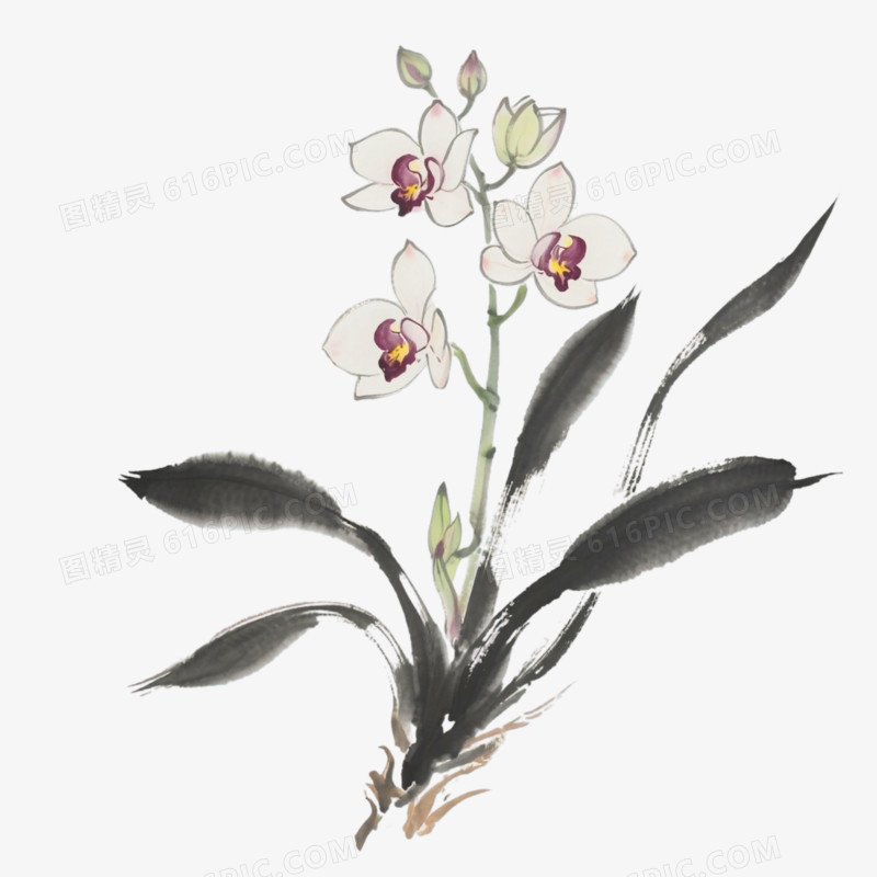 中国风插画古诗词配图素材素免抠元素