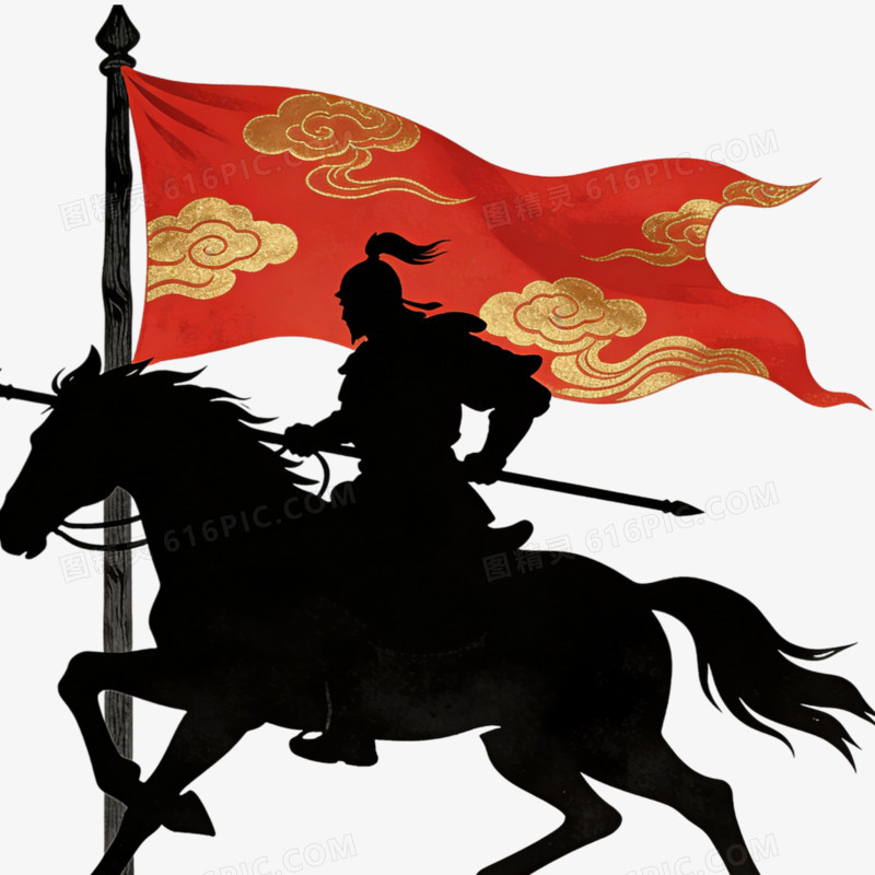 卡通风战旗免抠元素