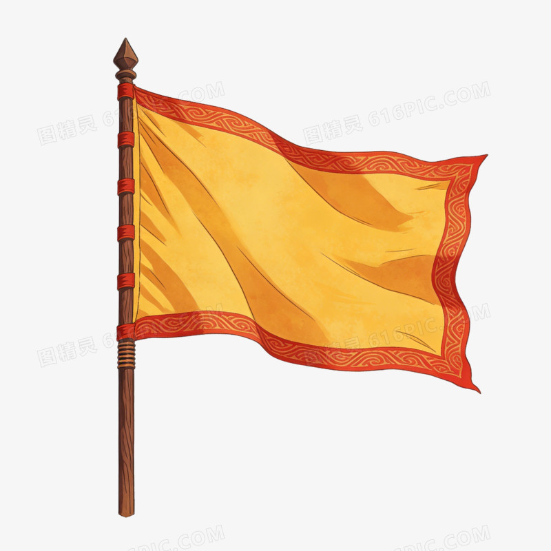 旗帜旗帜飘扬ai免抠元素