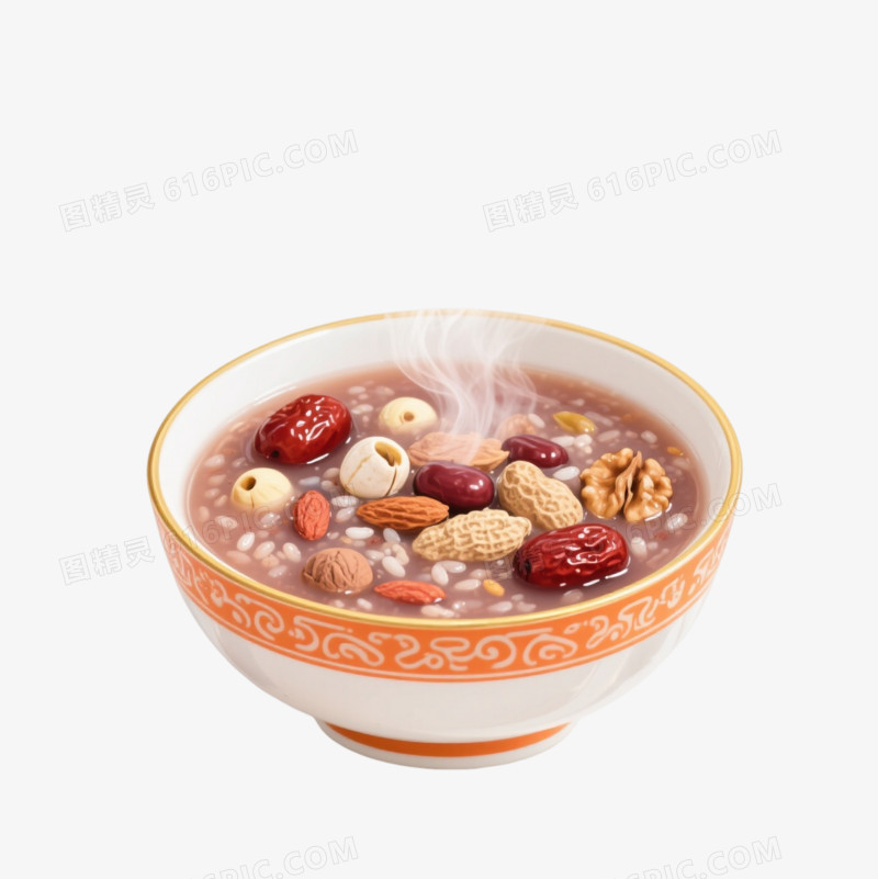 国风腊八粥节日元素