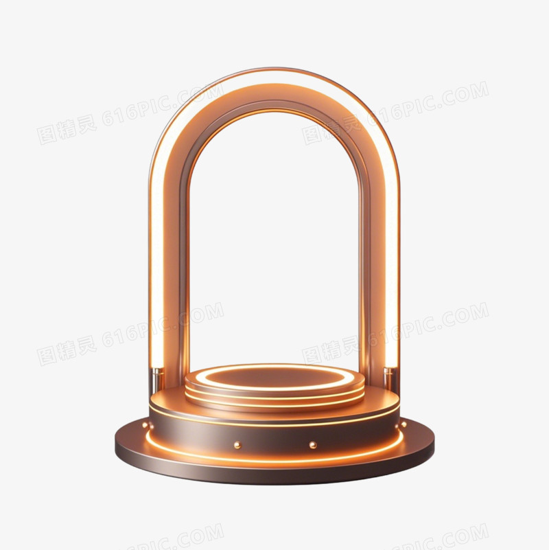 时尚简约电商展台免抠元素