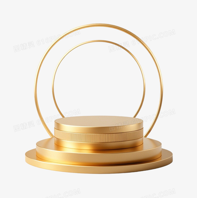 时尚简约电商展台免抠元素