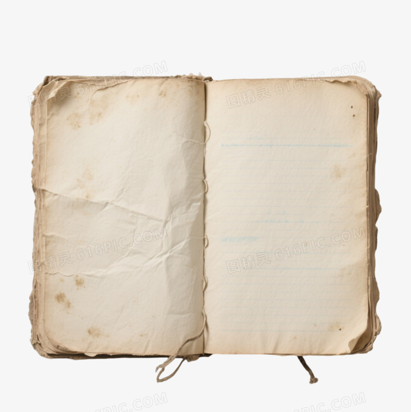 古旧笔记本产品实物元素