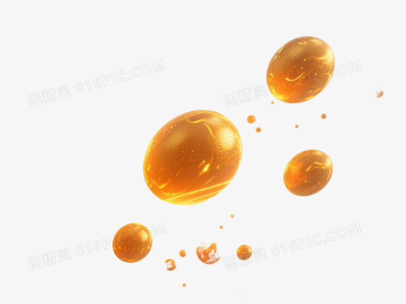 金色火星粒子漂浮元素