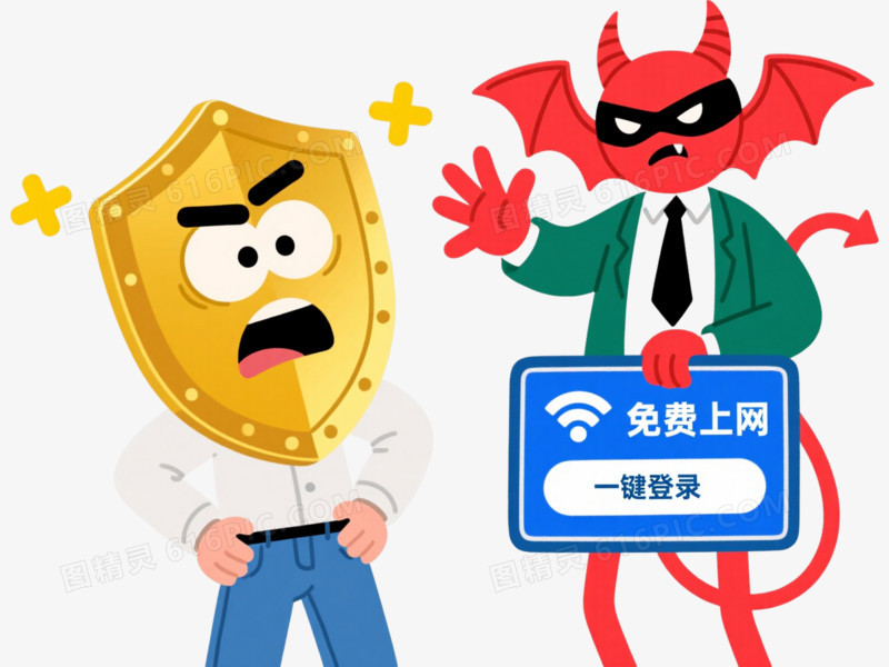 卡通插画风格角色组合元素