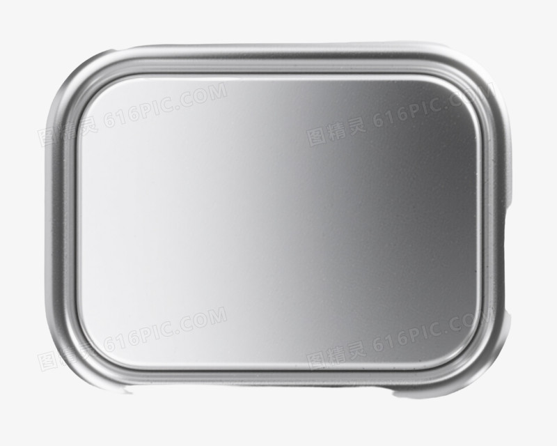 银色金属按钮效果元素