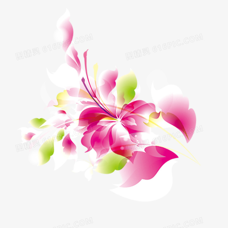卡通花朵