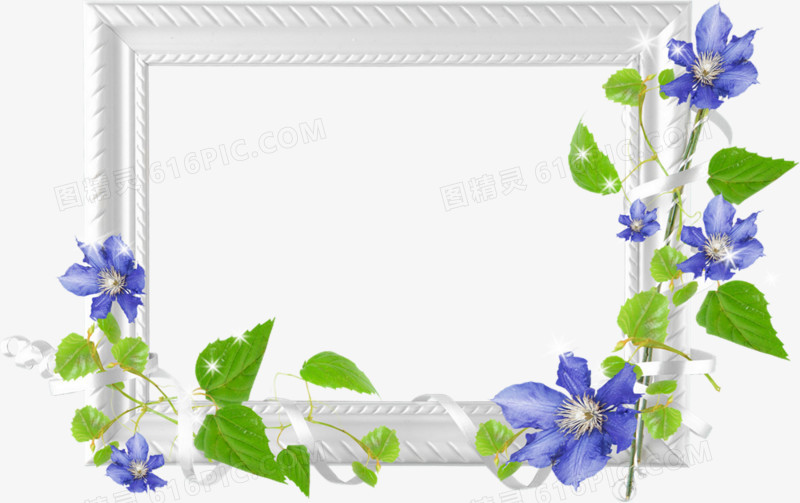 花草素材创意花卉边框图片