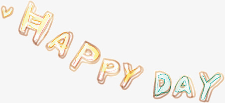 可爱字体HAPPY DAY