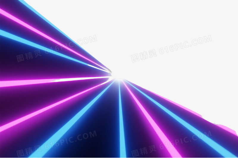 蓝紫粉霓虹光束隧道漂浮元素图片免费下载_PNG素材_编号zq9iqojn5_图精灵