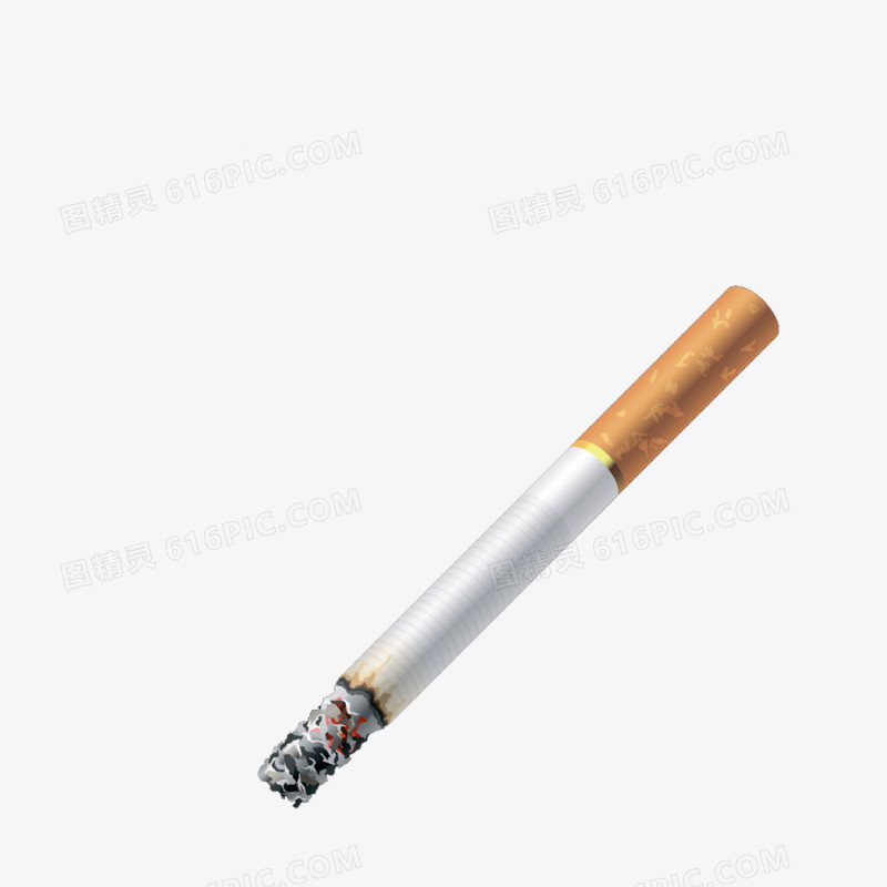 烟雾缭绕的香烟