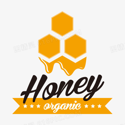 蜂蜜banner海报标志