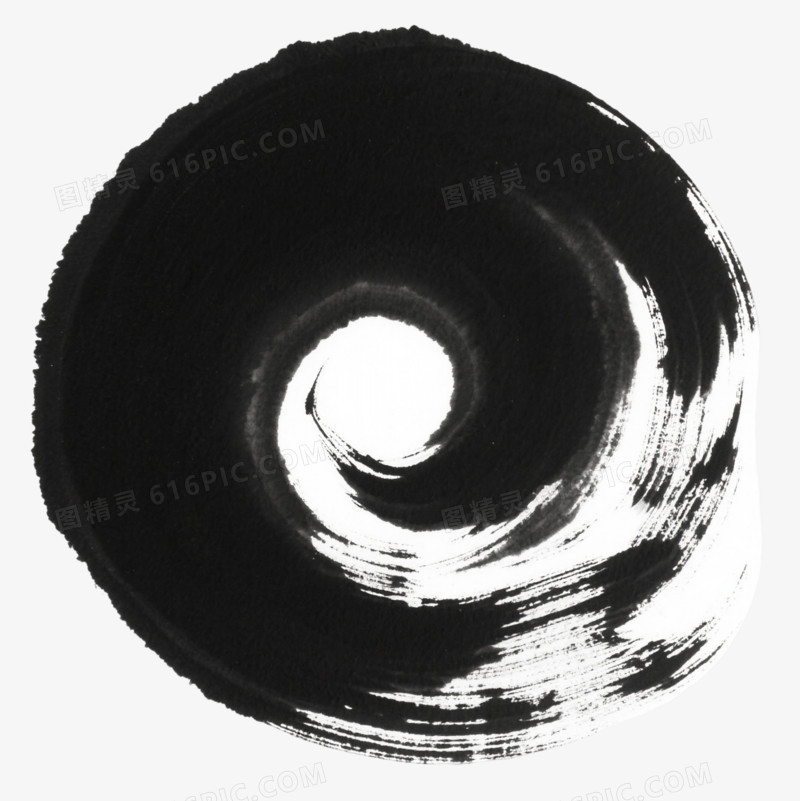 黑墨漩涡书法写意元素图片免费下载_PNG素材_编号vd9ir64oq_图精灵